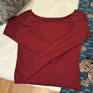 Brand new red John Galt long sleeve shirt